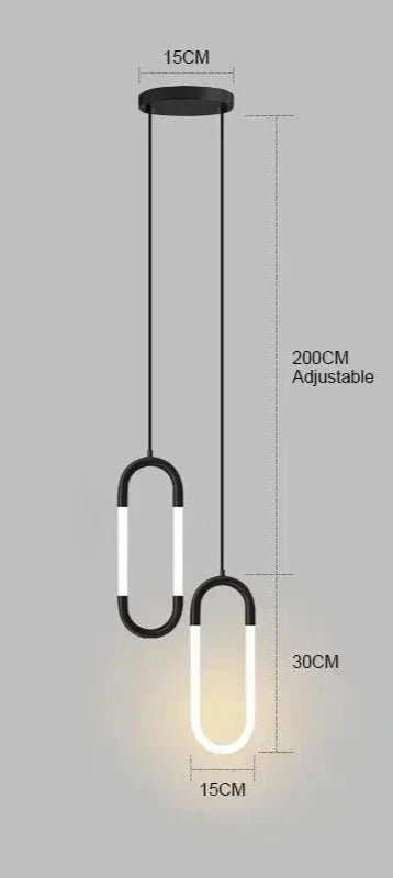 Stylish Hanging Light Fixture Set
