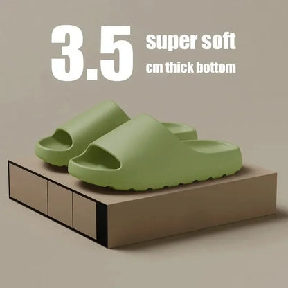 Soft Foam Slide Sandals - Cozy Brown House Slippers