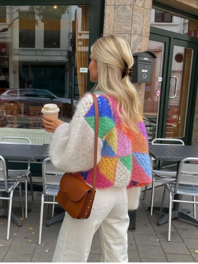 Cozy Short Sleeve Winter Sweater - VogeLuxe