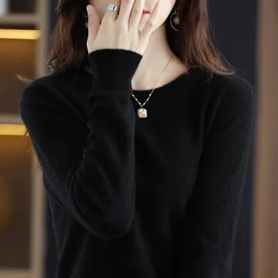 Pure Wool Women's Sweater for Cold Winter Days