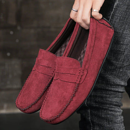 Stylish Leather Men's Slip On Shoes