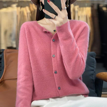 Soft Merino Wool Open Front Cardigan For All Seasons