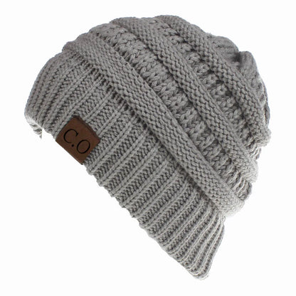 Cozy Slouchy Fit Bun Hat