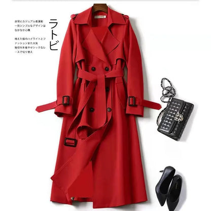 Classic Ladies Double Breasted Trench Coat