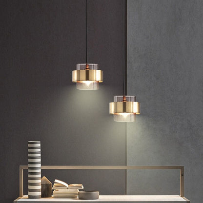Sleek Hanging Glass Ceiling Lights
