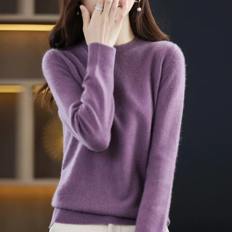 Pure Wool Women's Sweater for Cold Winter Days - VogeLuxe