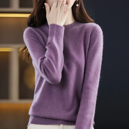 Pure Wool Women's Sweater for Cold Winter Days - VogeLuxe