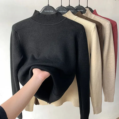 Soft Knit Half Zip Sweater for Men