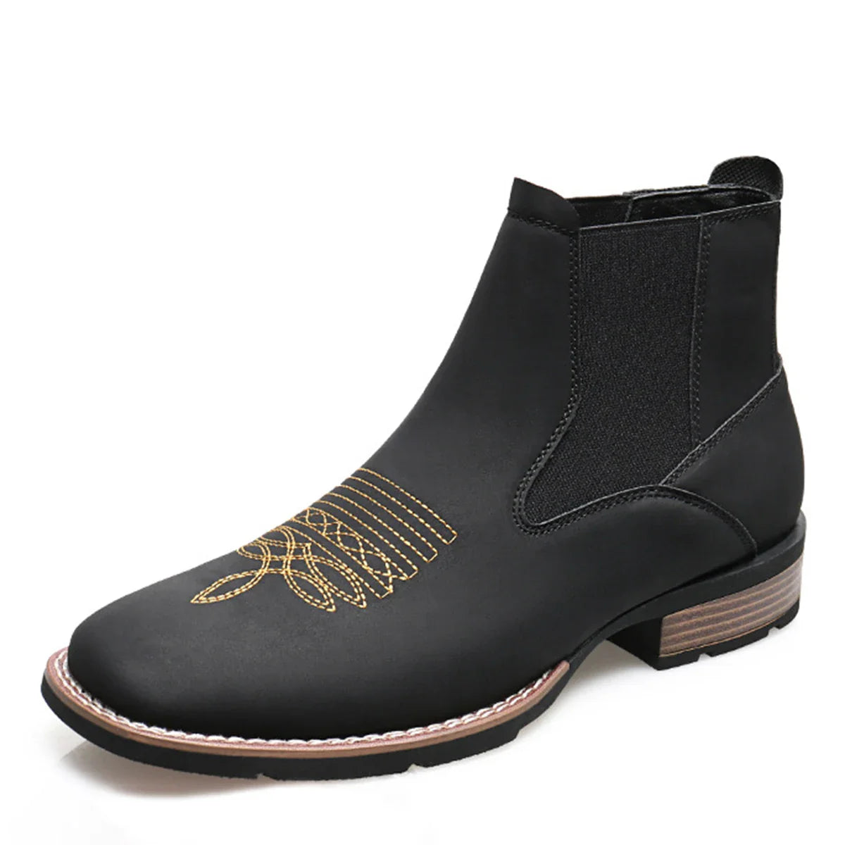 Stylish Men's Detailed Low Boots