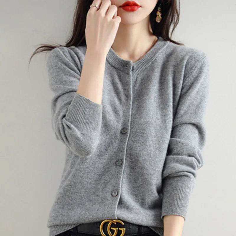 Luxurious Cashmere Open Front Cardigan for Women