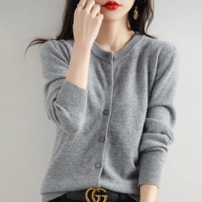 Luxurious Cashmere Open Front Cardigan for Women