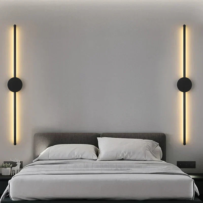 Slim LED Wall Lamp with Adjustable Brightness - VogeLuxe