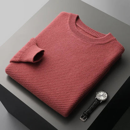 Classic Fit Men's Crew Neck Jumper
