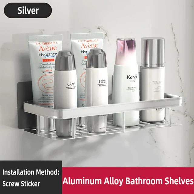 Sturdy Bathroom Storage Shelf