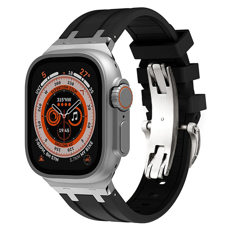 Durable Apple Watch Band With Stainless Steel Buckle