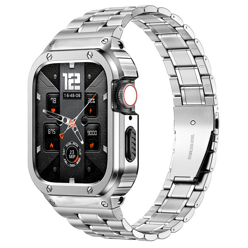 Metallic Apple Watch Band and Case Accessory