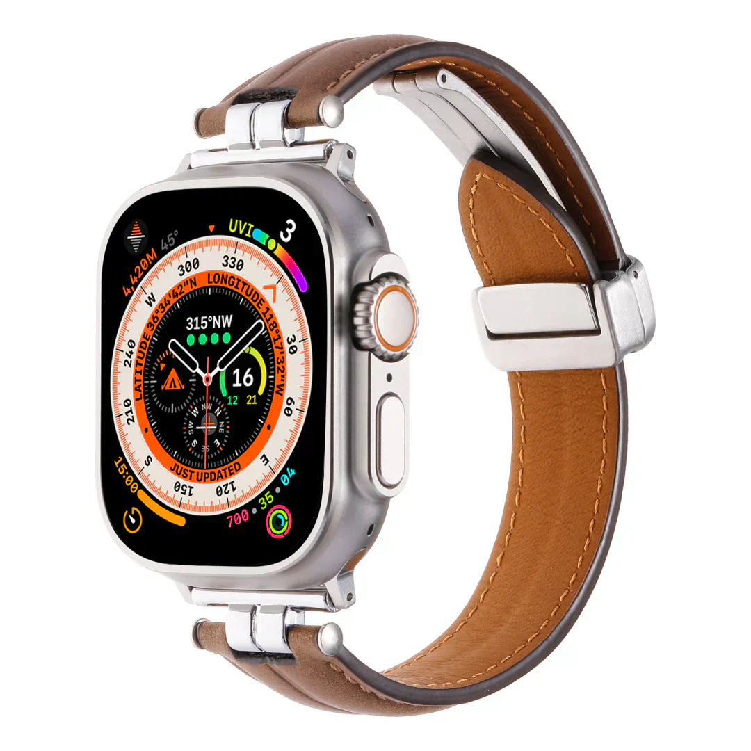 Strong Magnetic Leather Band for Apple Watch