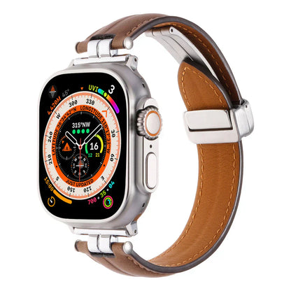 Strong Magnetic Leather Band for Apple Watch