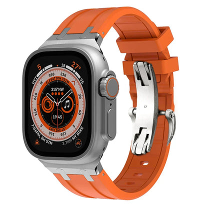 Durable Apple Watch Band With Stainless Steel Buckle