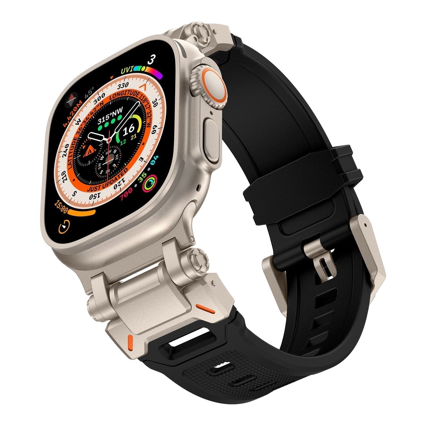 Durable Fluorescent Apple Watch Rubber Strap - VogeLuxe
