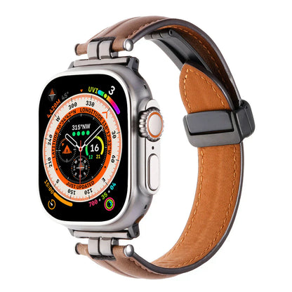 Strong Magnetic Leather Band for Apple Watch