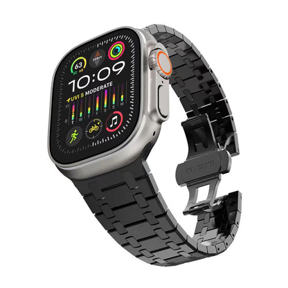 Shiny Stainless Steel Apple Watch Band
