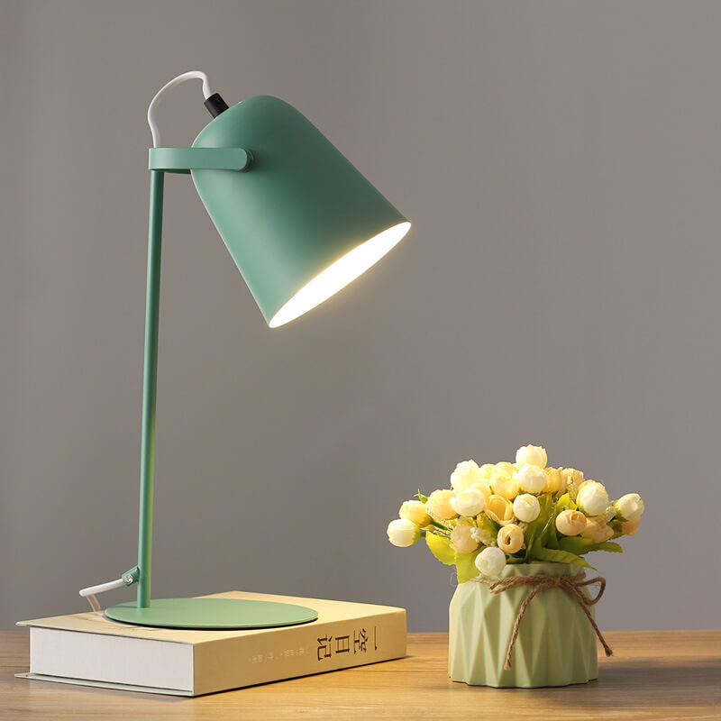 Rustic Metal Pendant Table Lamp