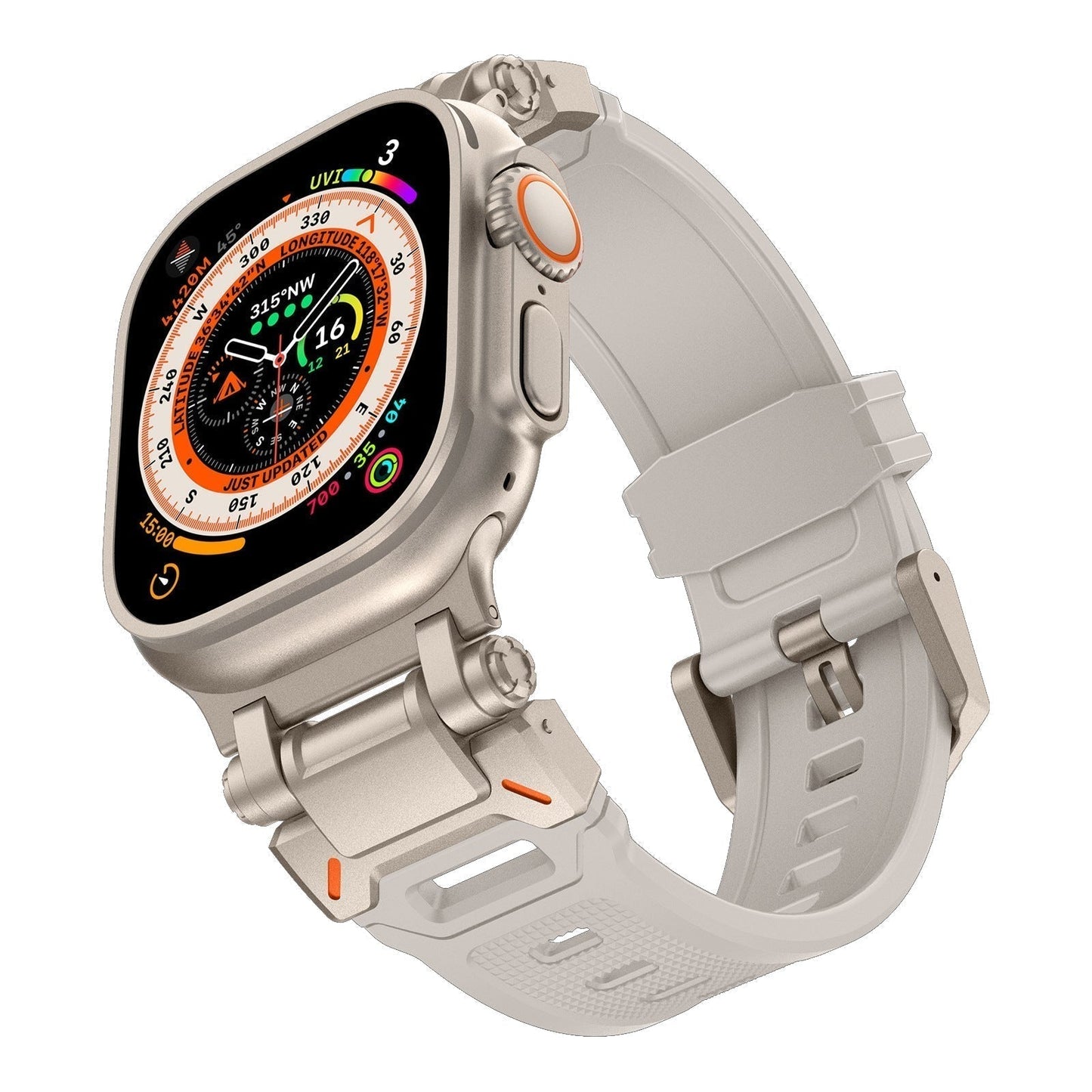 Durable Fluorescent Apple Watch Rubber Strap