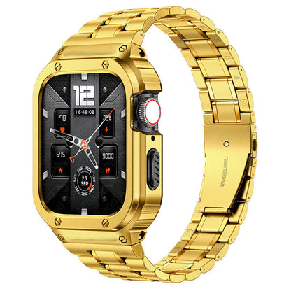 Metallic Apple Watch Band and Case Accessory