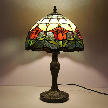 Colorful European Style Glass Table Lamp