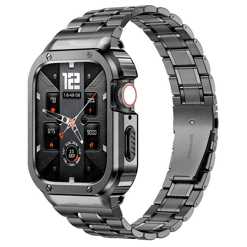 Metallic Apple Watch Band and Case Accessory