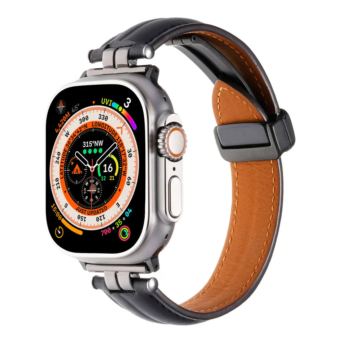 Strong Magnetic Leather Band for Apple Watch