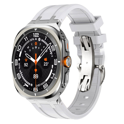 Durable Soft Strap with Metal Clip for Samsung Watch Ultra
