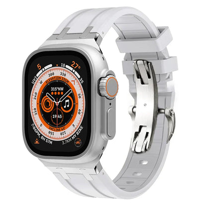 Durable Apple Watch Band With Stainless Steel Buckle