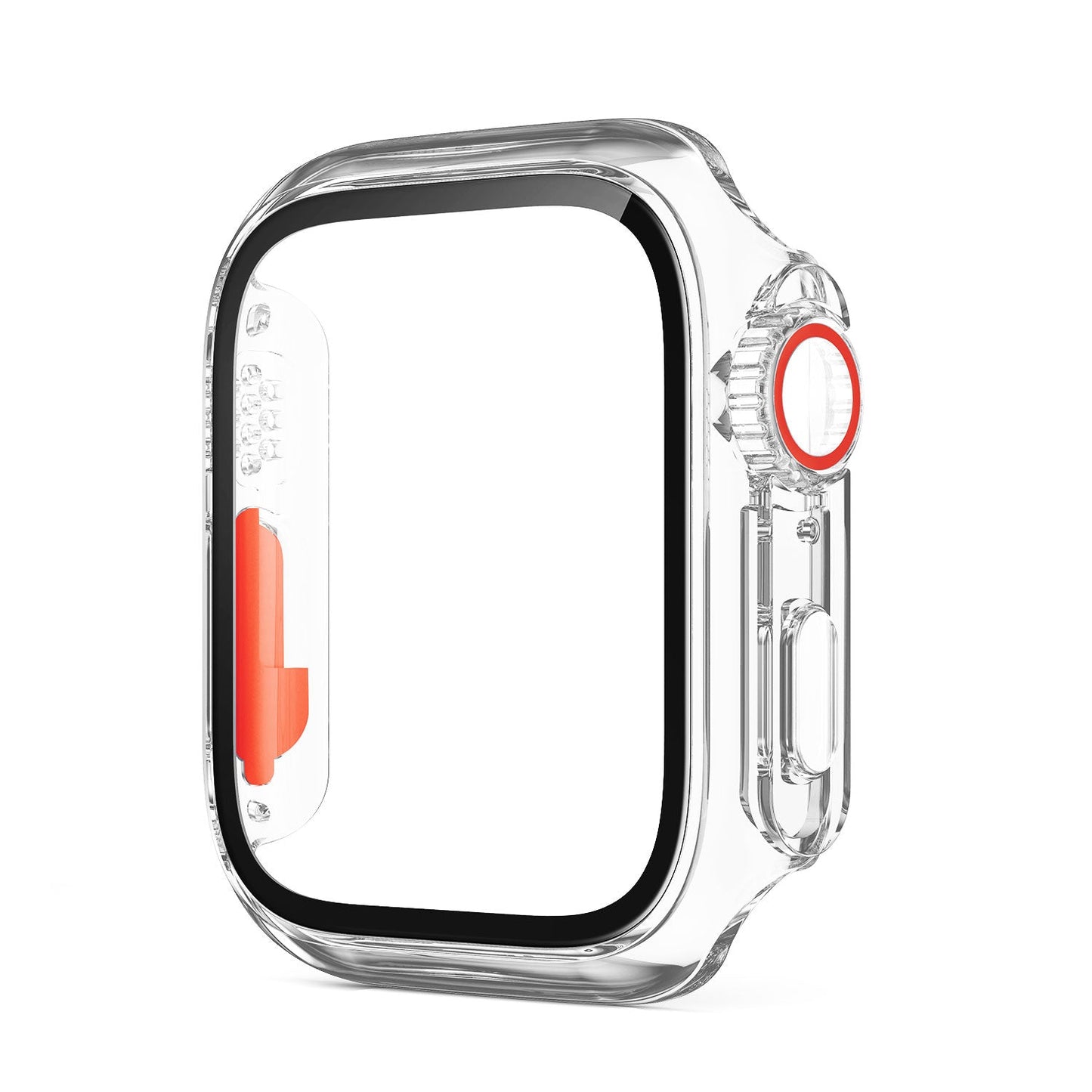 Clear Protective Phone Case with Glass Screen Protector