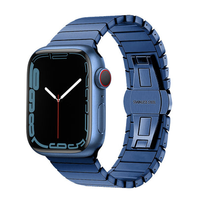 Durable Steel Watch Strap with Secure Buckle