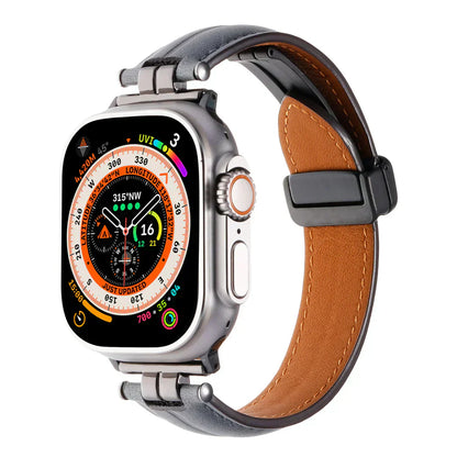 Strong Magnetic Leather Band for Apple Watch