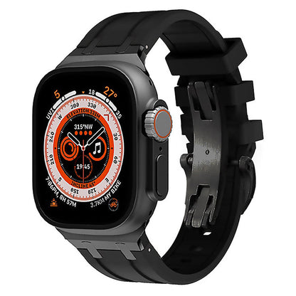 Durable Apple Watch Band With Stainless Steel Buckle