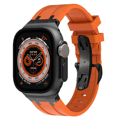 Durable Apple Watch Band With Stainless Steel Buckle