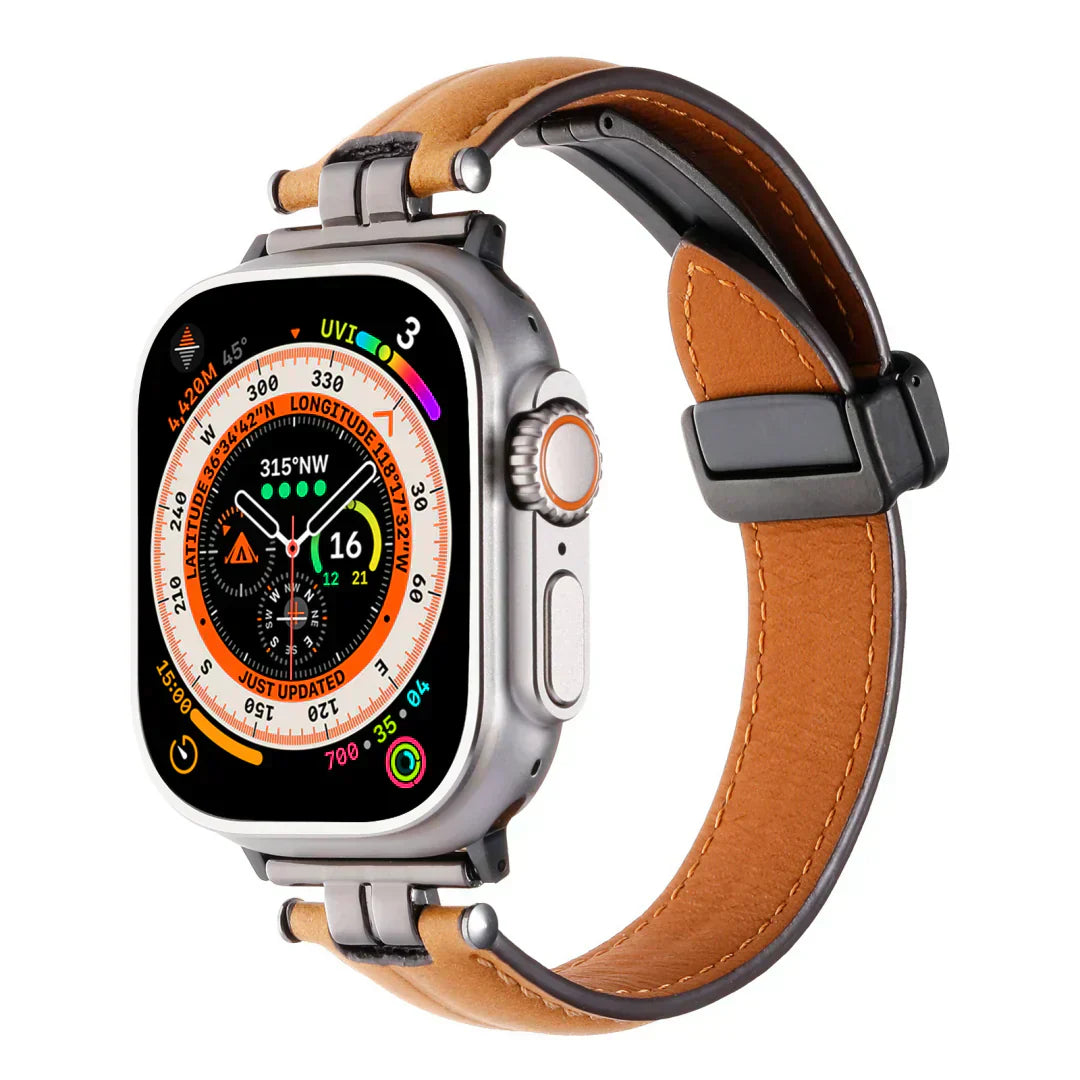 Strong Magnetic Leather Band for Apple Watch