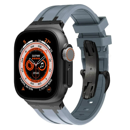 Durable Apple Watch Band With Stainless Steel Buckle