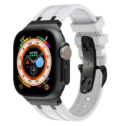 Durable Apple Watch Band With Stainless Steel Buckle