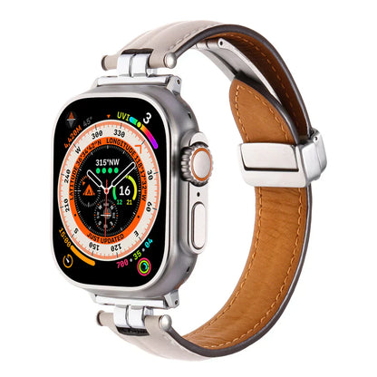 Strong Magnetic Leather Band for Apple Watch