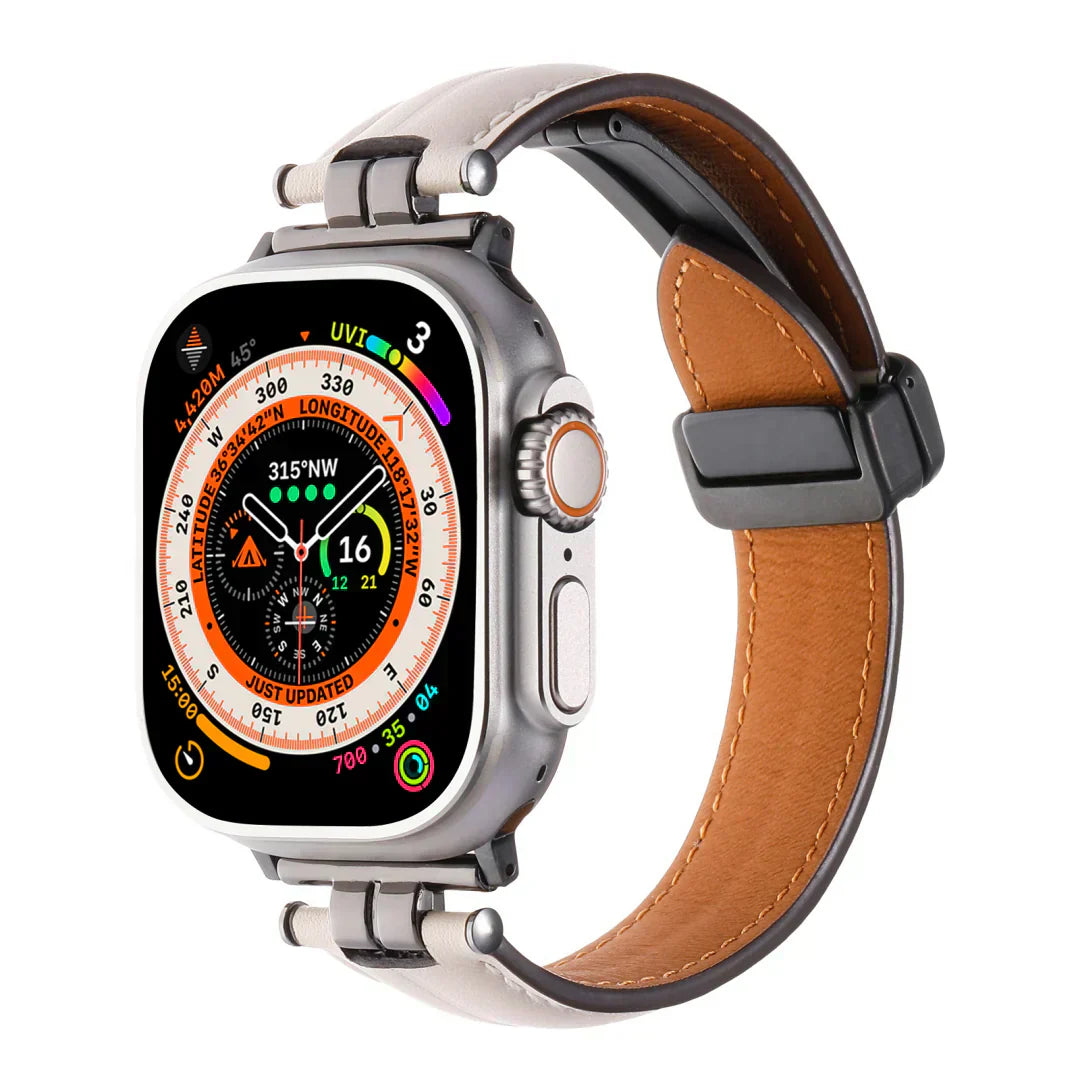 Strong Magnetic Leather Band for Apple Watch