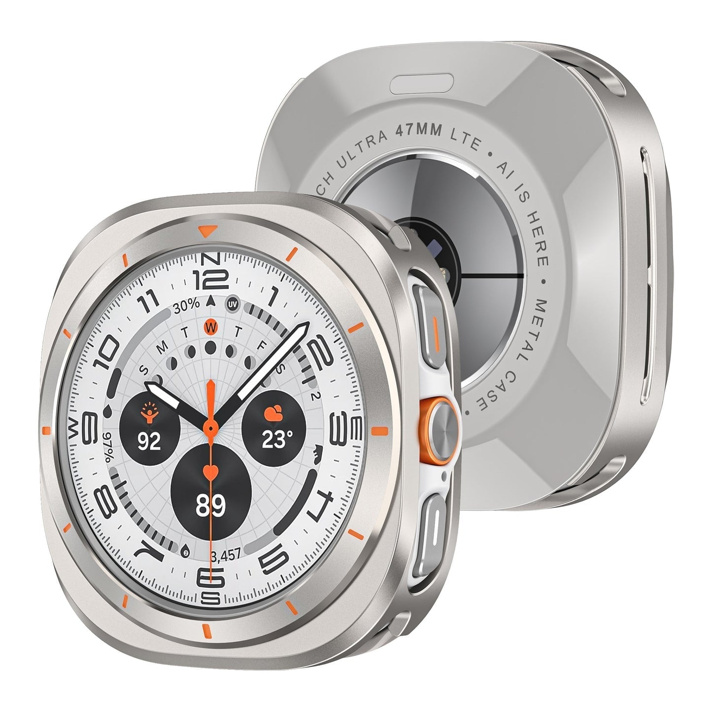 Tough 360 Metal Case for Samsung Galaxy Watch Ultra