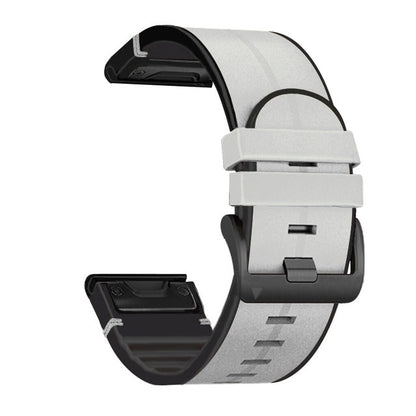 Soft Leather Replacement Watch Band For Fenix 8 7 6 5
