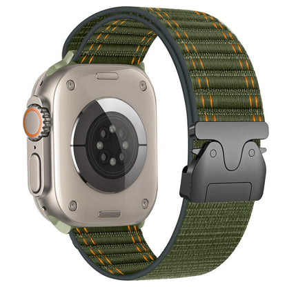 Stylish Wave Strap for Apple Watch with Metal Buckle