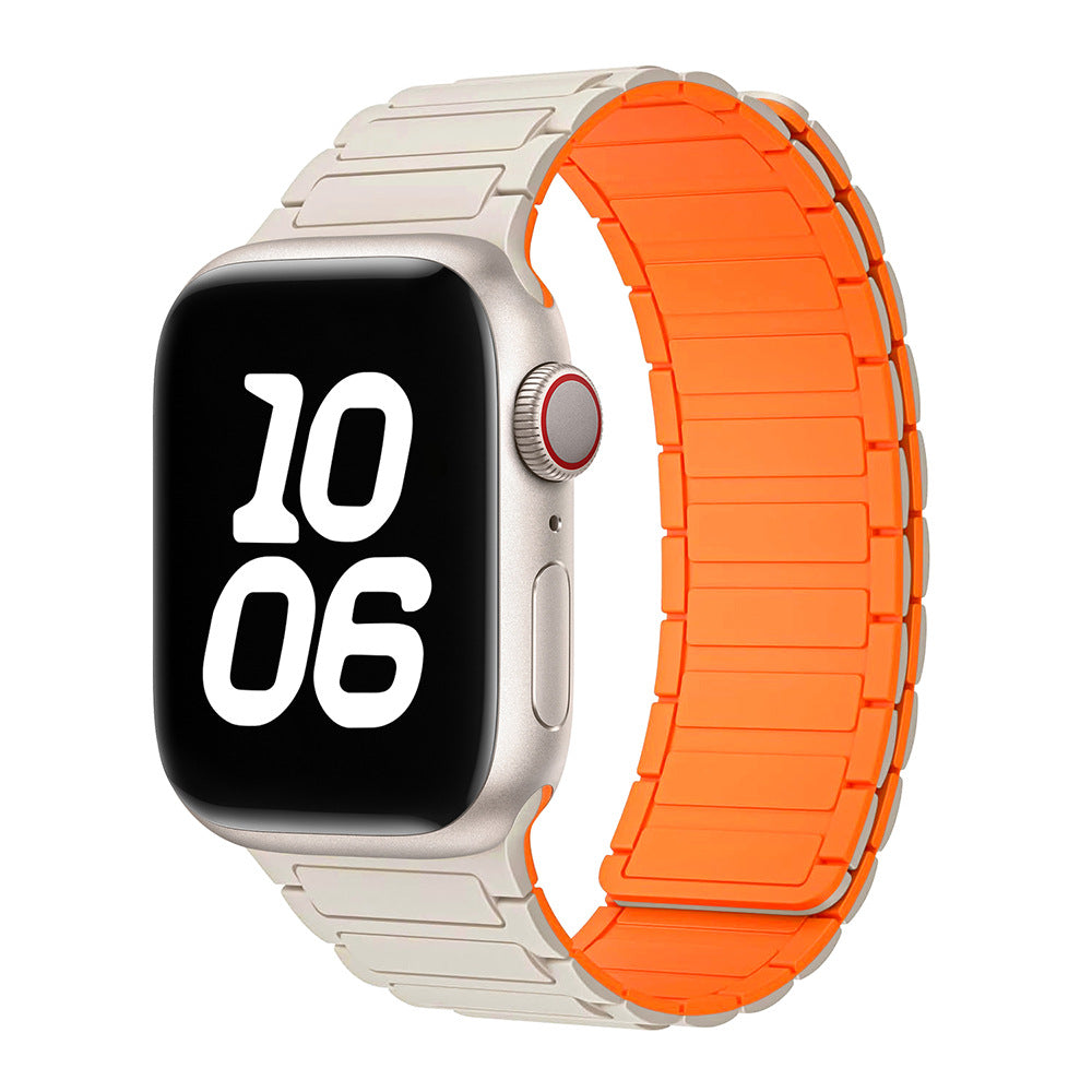Flexible Rubber Apple Watch Band Strap