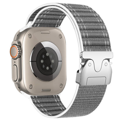 Stylish Wave Strap for Apple Watch with Metal Buckle