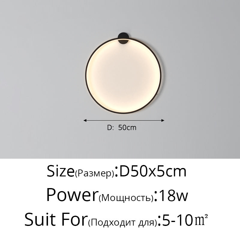 Dimmable Modern LED Wall Lamp with Adjustable Brightness